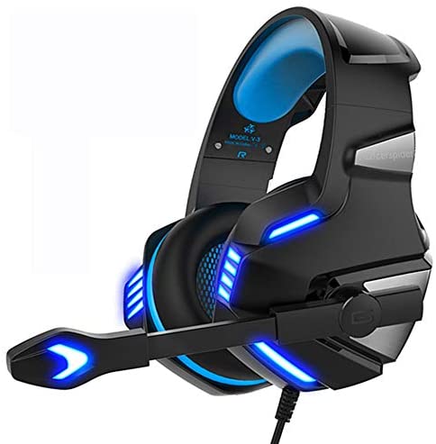 Steen decaan Protestant Hunterspider V3 Over Ear Stereo LED Lights Volume Control Gaming Headphones  With Mic For PS4 Xbox One PC